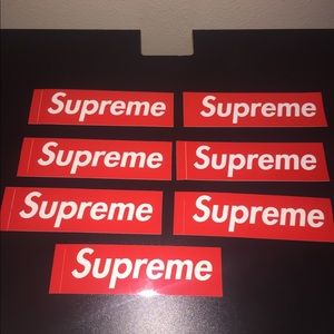 Supreme stickers